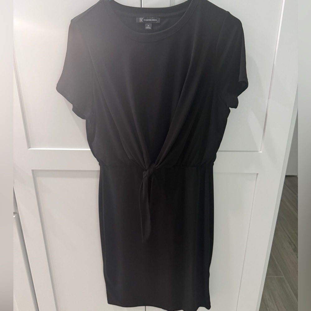 INC black tie front dress size medium